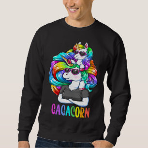 Cute Gagacorn Unicorn Costume Grandma Mom Mother s Sweatshirt