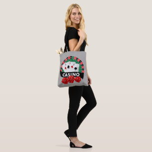 Cute gambling Casino tote bag