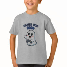 Cute Gamer Boo 2026 Kids Halloween Shirt, Funny Gh