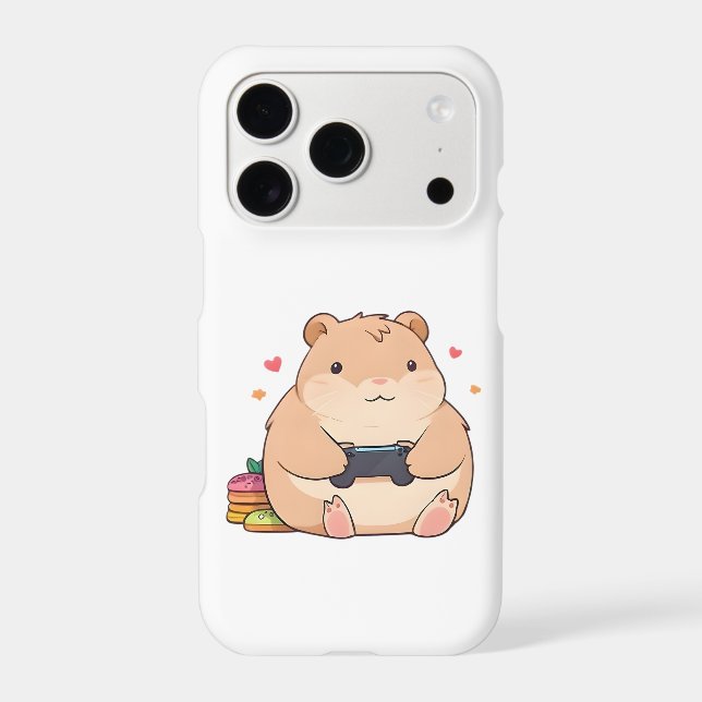 Cute Gamer Capybara Kawaii Design (Back)