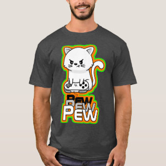 Cute Gamer Cat T-Shirt