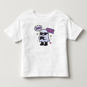 Cute Gamer Ghost Halloween Toddler T-Shirt   Gamer