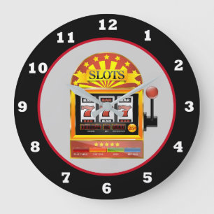 Cute Gaming machine decor Casino clock