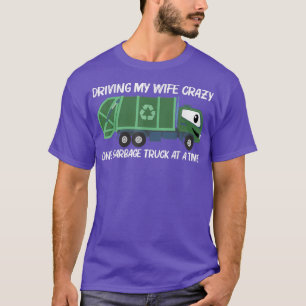 Cute Garbage Truck Design For Men Dad Trash Truck  T-Shirt