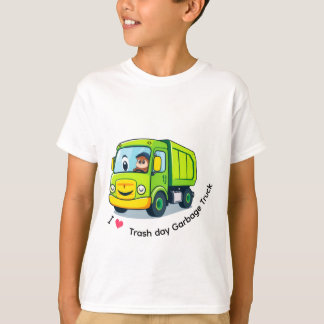 Cute Garbage Truck Trash Truck T-Shirt