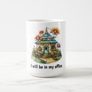 Cute garden cottage coffee mug