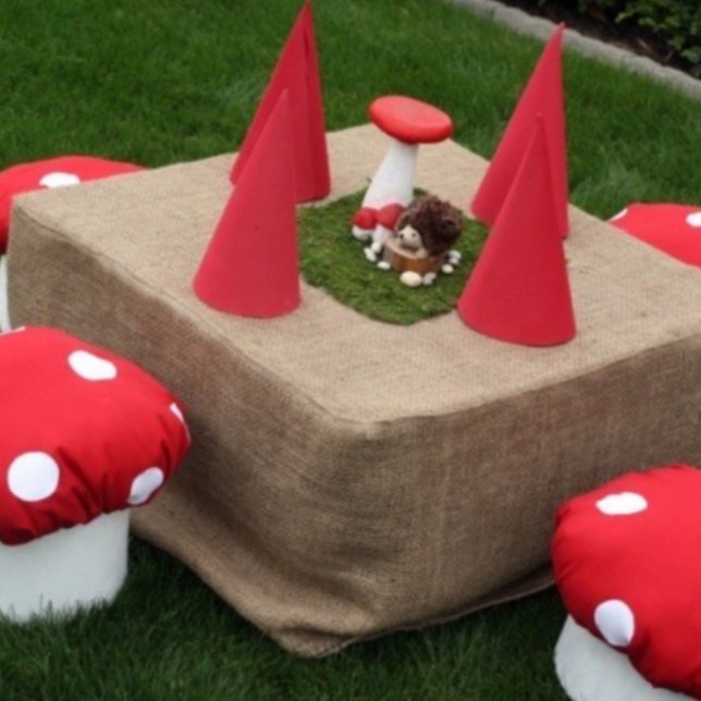 Cute Garden Gnome Red Woodland  Party Hat (Creator Uploaded)