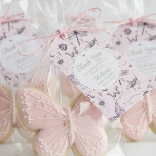 Cute Garden Insects Thank You Favor Tags