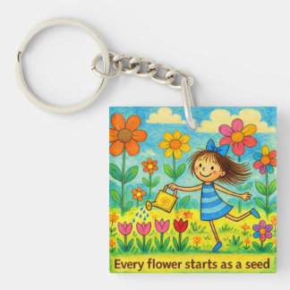 Cute Garden Keychain