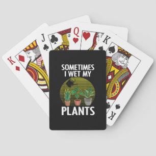 Cute Gardening For Men Women Plants Gardener Plant Playing Cards