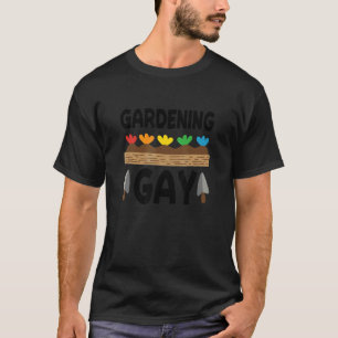Cute Gardening Gay Lgbt Rainbow Plant T-Shirt