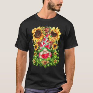 Cute Gardening Gnomes For Women Unique Watermelon T-Shirt