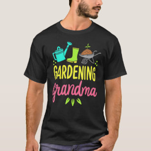 Cute Gardening Grandma Vegetable Garden Gardener T-Shirt