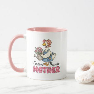 Cute Gardening Mothers goose word art Mug