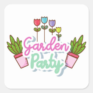 Cute Gardening Sticker garden time