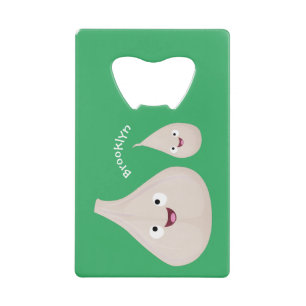Cute garlic cartoon vegetable illustration