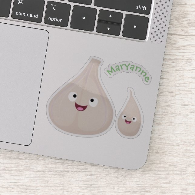 Cute garlic cartoon vegetable illustration (Detail)