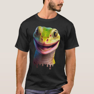 Cute Gecko   Wildlife Lizard T-Shirt