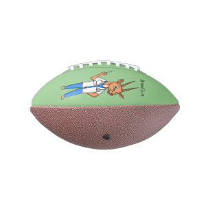 Cute Gemsbok antelope doctor cartoon Football