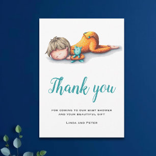 Cute Gender Neutral Baby Shower Thank You Card