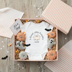 Cute Gender Neutral Sweet Little Pumpkin Baby Bodysuit