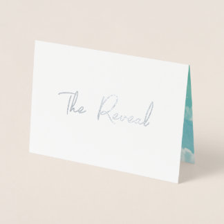 Cute Gender Reveal card