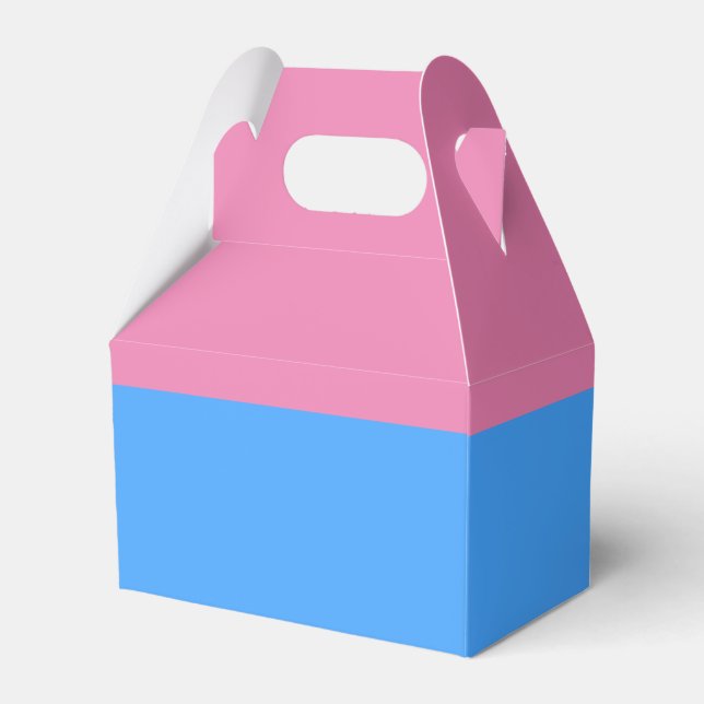 Cute Gender Reveal Ideas,  Favour Box (Back Side)