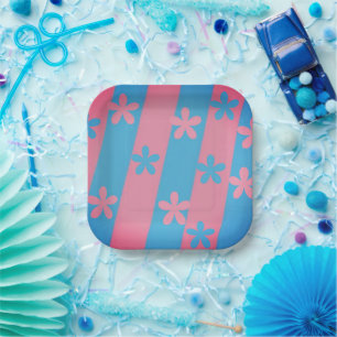 Cute Gender Reveal Ideas,  Paper Plates