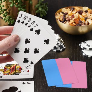 Cute Gender Reveal Ideas, Playing Cards