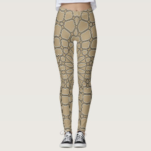 Cute geometric pattern "Ratti_Creative_Arts" Leggings