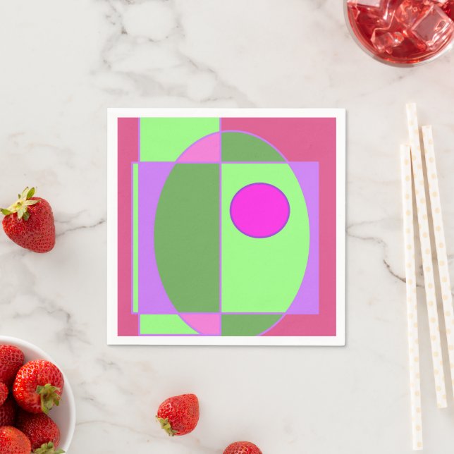 Cute Geometric Sherell Napkin (Insitu)