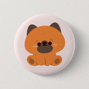Cute German Shepherd 6 Cm Round Badge