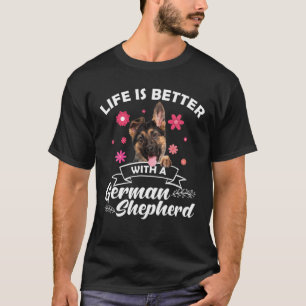 Cute German Shepherd Art Men Women Dog Lover Germa T-Shirt