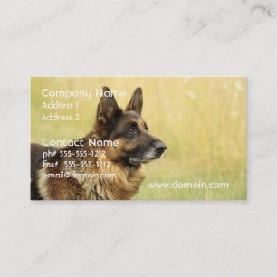 Cute German Shepherd Business Cards