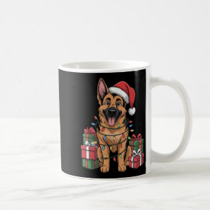 Cute German Shepherd Christmas Funny Dog Lover Hol Coffee Mug