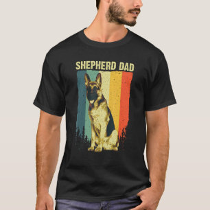 Cute German Shepherd Dad For Men Father Dog Lover T-Shirt