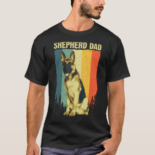 Cute German Shepherd Dad For Men Father Dog Lover  T-Shirt