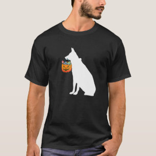 Cute German Shepherd Dog Trick Or Treat Halloween T-Shirt