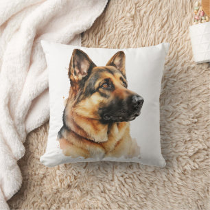 Cute German Shepherd Gift Puppy Dog  Cushion