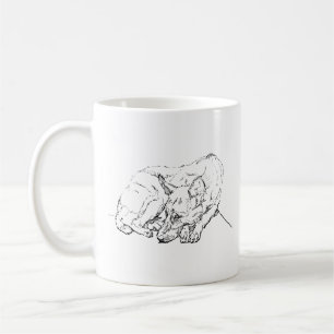 Cute German Shepherd Personalised Coffee Mug