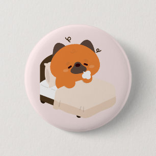 Cute German Shepherd Puppy 6 Cm Round Badge