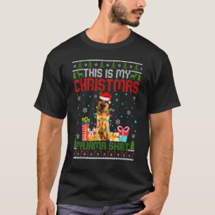 Cute German Shepherd This Is My Christmas Pajama T-Shirt