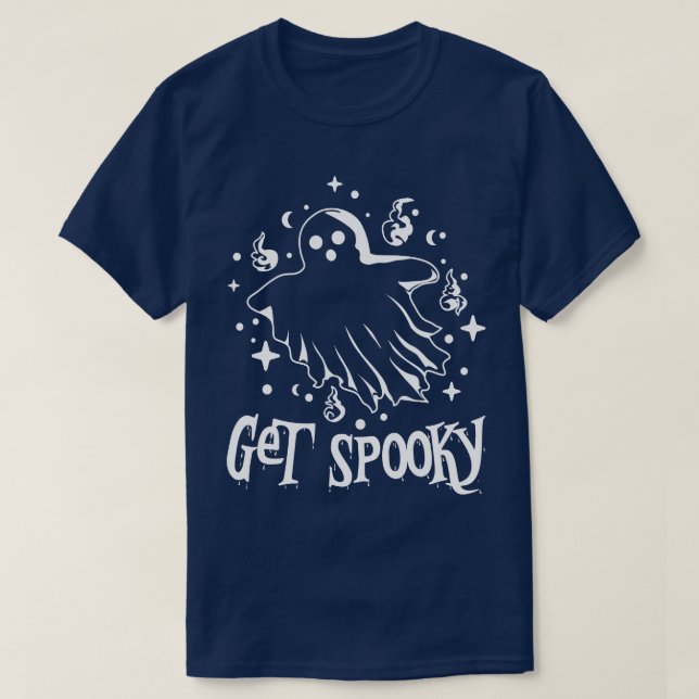 Cute Get Spooky Halloween Ghost Costume  T-Shirt (Design Front)