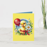 Cute get well soon duck 