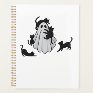 Cute Ghost and Black Cats Classic T-Shirt Planner