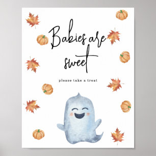 Cute ghost - Babies are sweet  Poster