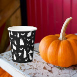 Cute Ghost, Bats & Spiders Halloween Pattern Paper Cups<br><div class="desc">A cute black and white ghost,  bats and spiders pattern. A perfect design for anyone who loves cute illustrations of ghosts,  bats,  spiders and Halloween themed art. An ideal ghost pattern design for Halloween parties,  October Birthday parties,  Halloween home décor and gifts.</div>