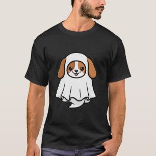 Cute Ghost Beagle Halloween T-Shirt