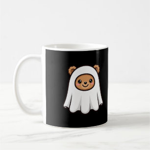 Cute Ghost Bear Halloween Coffee Mug