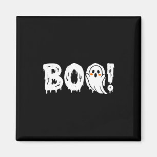 Cute ghost boo funny spooky scary halloween magnet